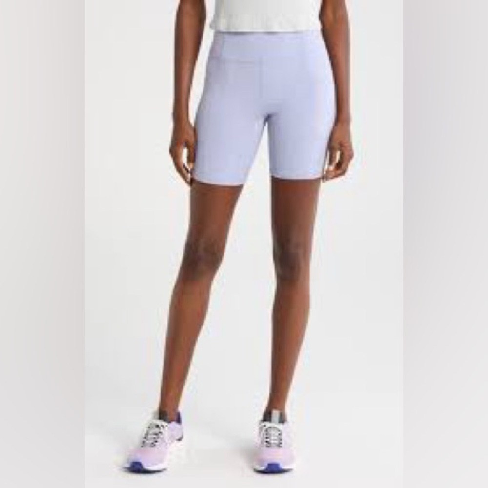 Free People Movement Never Better Pocket Bike Shorts‎ Lavender Size X-Small NWT